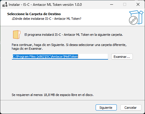 Pantalla de instalación 1