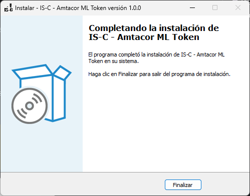 Pantalla de instalación 2